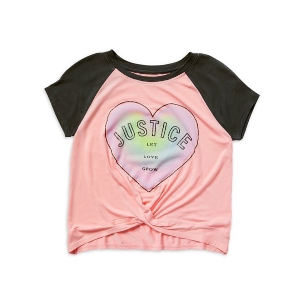 Justice Twist Front Top